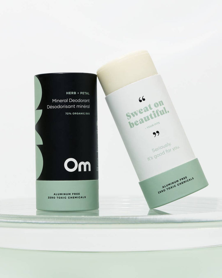 Om Organics | Herb + Petal Mineral Deodorant